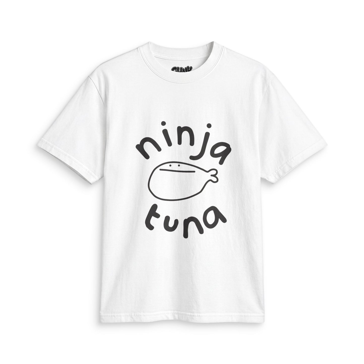 Ninja Tuna T-Shirt — Cute Minimal Fish Graphic Tee